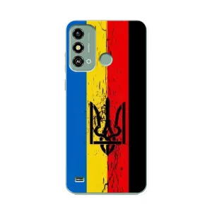 Чохли УПА (Червоно-Чорний) на ZTE Blade A53 (Прапор УПА)