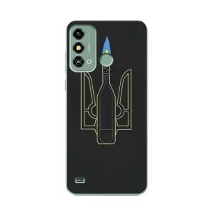 Чехол с картинкой (Патриотический ГЕРБ) на ZTE Blade A53 (Герб - Молотова)