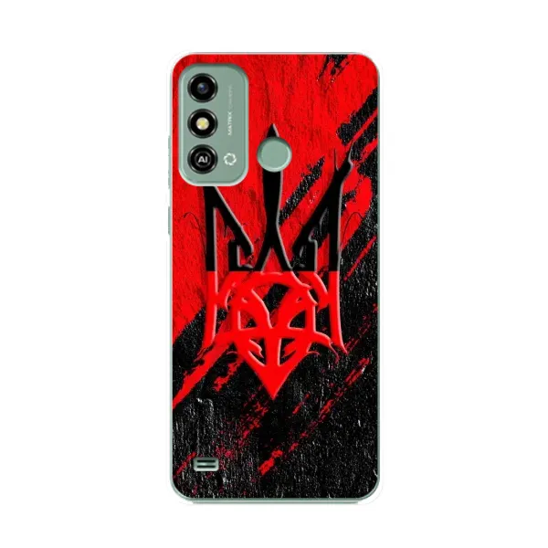 Чехол с рисунком «Герб в цвете УПА» для ZTE Blade A53 Чехол с рисунком «Герб в цвете УПА» для ZTE Blade A53