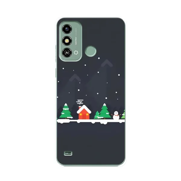 Чехол с рисунком «Город зимний» для ZTE Blade A53 Чехол с рисунком «Город зимний» для ZTE Blade A53
