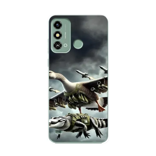 Чехол с рисунком «Гусини и крокодило» для ZTE Blade A53 Чехол с рисунком «Гусини и крокодило» для ZTE Blade A53