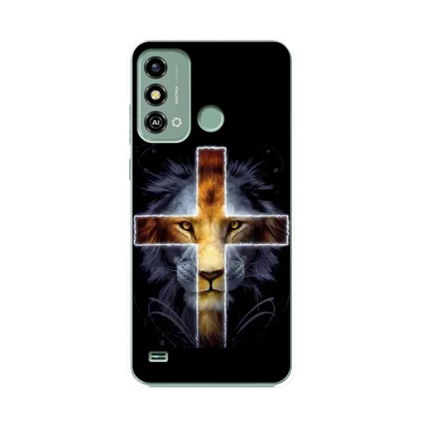 Чехол с рисунком «Иисус Лев» для ZTE Blade A53