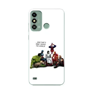 Чехлы для ZTE Blade A53 (Для Христиан) (Иисус супергерой)