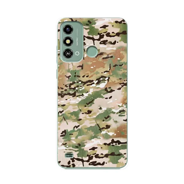 Чехол с рисунком «Камуфляжный» для ZTE Blade A53 Чехол с рисунком «Камуфляжный» для ZTE Blade A53