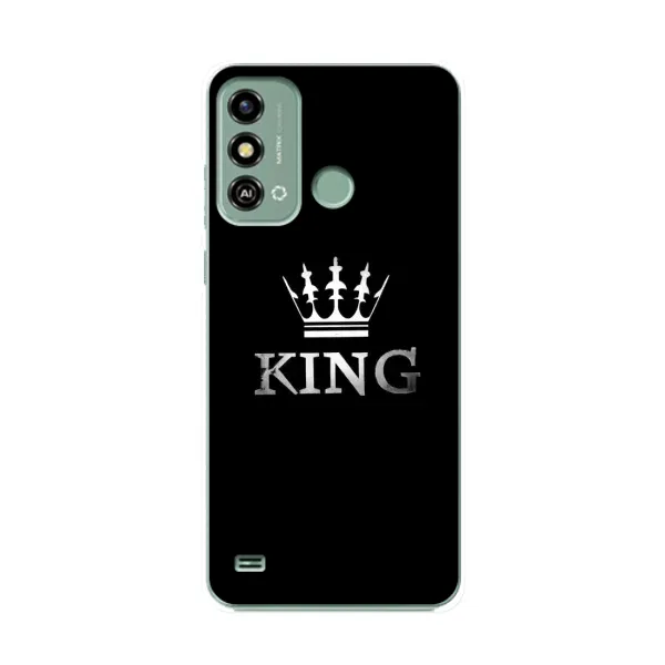 Чехол с рисунком «KING» для ZTE Blade A53 Чехол с рисунком «KING» для ZTE Blade A53