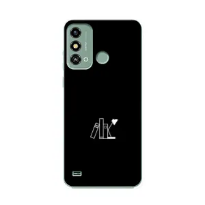 Чехол с картинками на черном фоне для ZTE Blade A53 (Книжки)