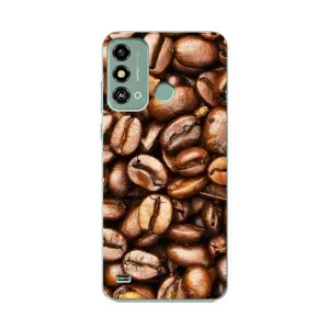 Чехол с изображением вкусной еды для ZTE Blade A53 (Кофе)
