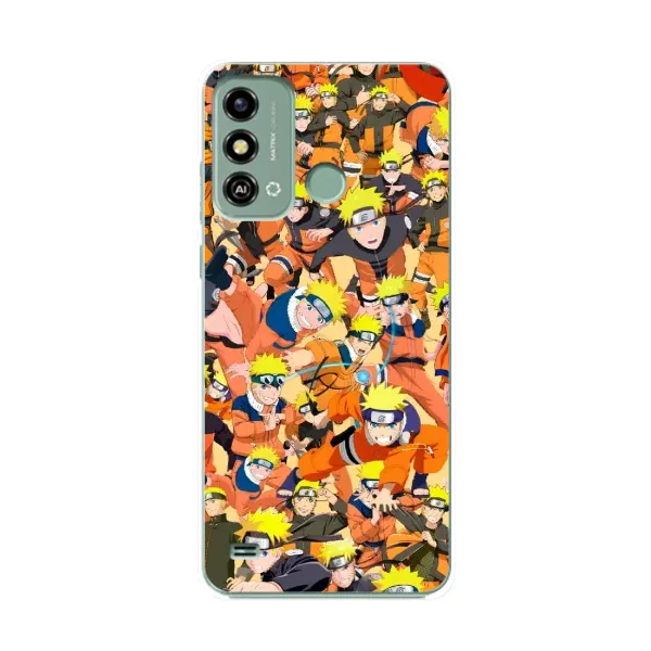 Чехол с рисунком «Коллаж Наруто» для ZTE Blade A53 Чехол с рисунком «Коллаж Наруто» для ZTE Blade A53