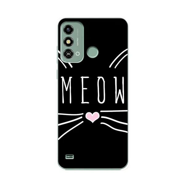 Чехол с рисунком «КОТИК MEOW» для ZTE Blade A53