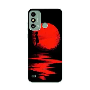Літній Чохол на ZTE Blade A53 (Червоний Захід сонця)