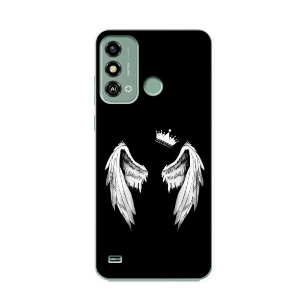 Чехол с рисунком «Крылья и корона» для ZTE Blade A53 Чехол с рисунком «Крылья и корона» для ZTE Blade A53