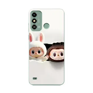Чехол с принтом Лабубу для ZTE Blade A53 (Фигурки Labubu)