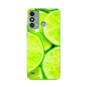 Чехол с изображением вкусной еды для ZTE Blade A53 (Лайм)