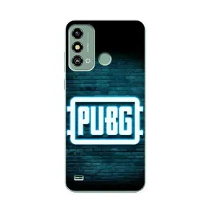 Чохол (TPU) з картинкою "Лого Пабг" на ЗТЕ Блейд А53 (Лого PUBG)