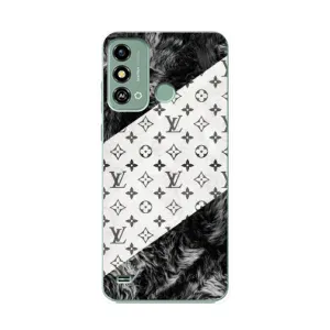 Чехол Стиль Louis Vuitton на ZTE Blade A53 (LV на белом)