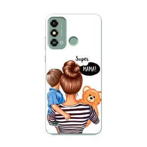 Чехлы для МАМЫ на ZTE Blade A53 (Мама и сын)