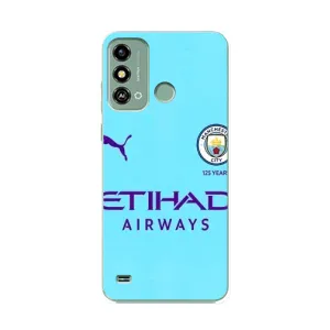 Силиконовые Чехлы принт Футбол на ZTE Blade A53 (Man City)