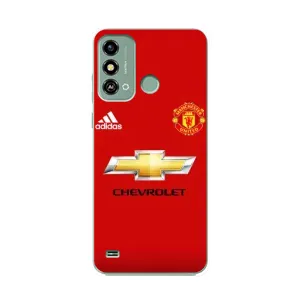 Силиконовые Чехлы принт Футбол на ZTE Blade A53 (Man United)