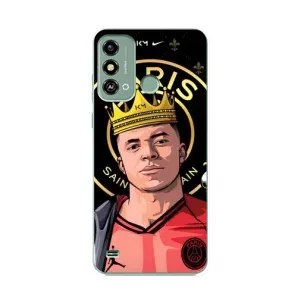 Чохол (TPU) з Футболістом на ZTE Blade A53 (Mbappe King)