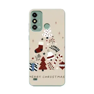 Чехол Санта Клаус для ZTE Blade A53 (Merry Christmas)