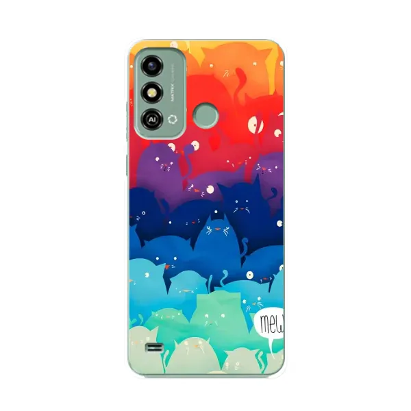 Чехол с рисунком «Mew» для ZTE Blade A53