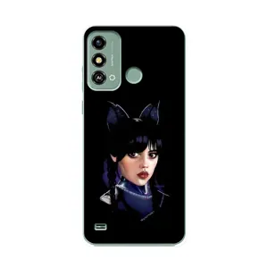 Чохол з картинкою Венсдей на ZTE Blade A53 (Мила Венсдей)
