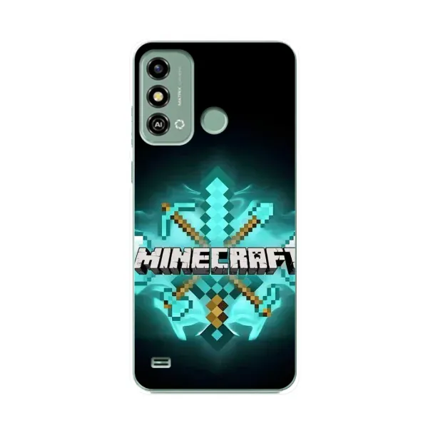 Чехол с рисунком «MineCraft 2» для ZTE Blade A53