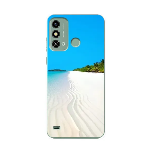Чехол с рисунком «Море песок» для ZTE Blade A53