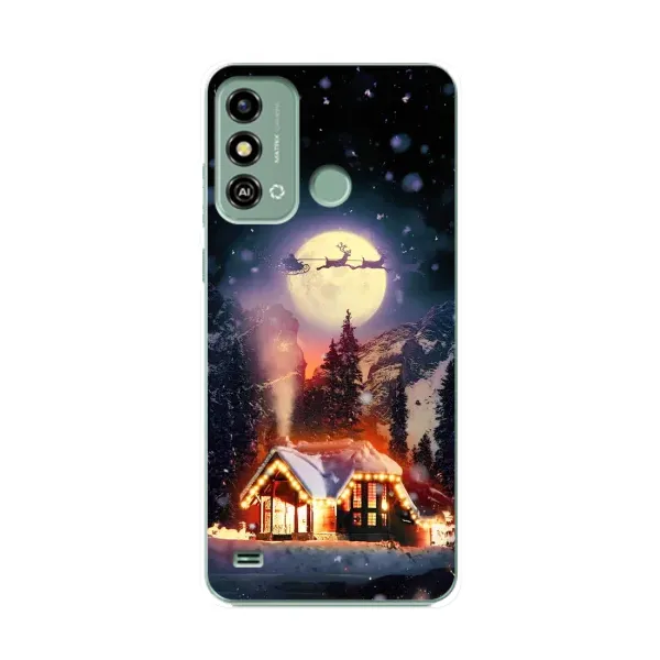 Чехол с рисунком «Настроение зимнее» для ZTE Blade A53 Чехол с рисунком «Настроение зимнее» для ZTE Blade A53