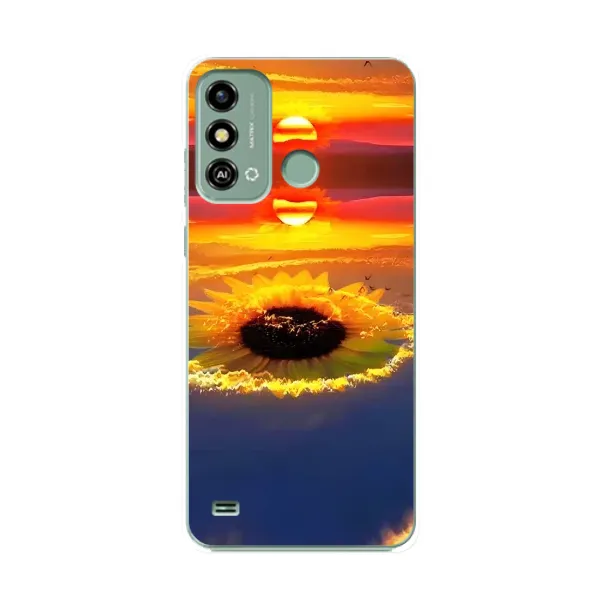 Чехол с рисунком «Небо подсолнух» для ZTE Blade A53 Чехол с рисунком «Небо подсолнух» для ZTE Blade A53