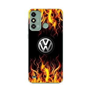Чехол "Фольксваген" для ZTE Blade A53 (Огненный Лого)