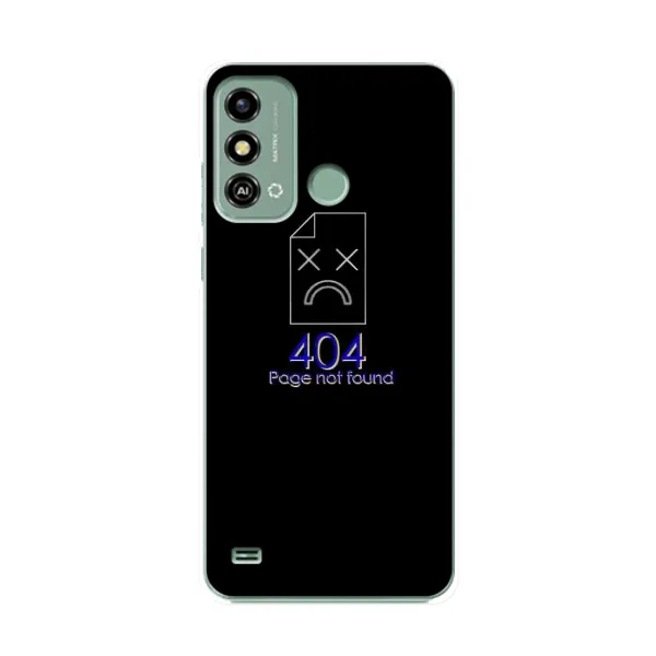 Чехол с рисунком «Ошибка 404» для ZTE Blade A53 Чехол с рисунком «Ошибка 404» для ZTE Blade A53