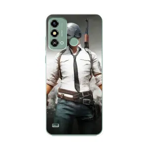 Чохол з картинкою "Герой Pubg" на ZTE Blade A53 (Пабг)