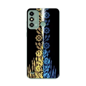 Силіконовый Чохол на ZTE Blade A53 (Патріотична вишиванка)