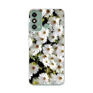 Чохол з ромашками на ZTE Blade A53 (Рамка в ромашках)