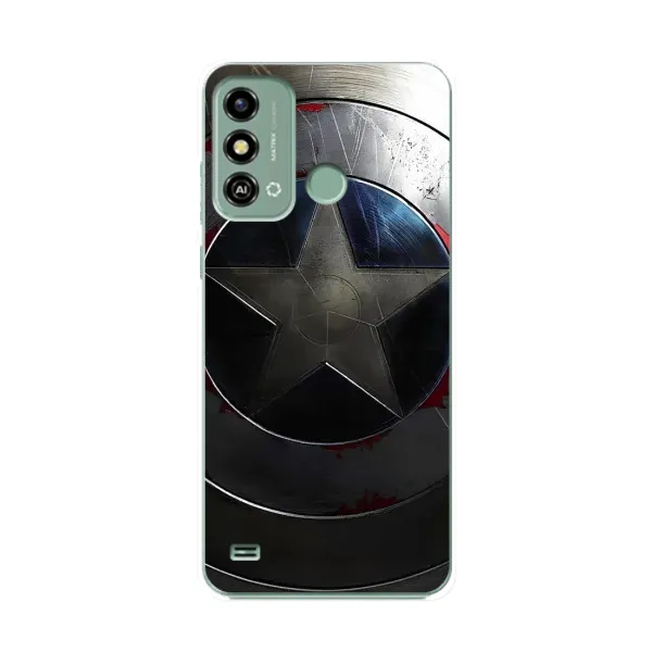 Чехол с рисунком «Ретро Щит Капитана» для ZTE Blade A53 Чехол с рисунком «Ретро Щит Капитана» для ZTE Blade A53