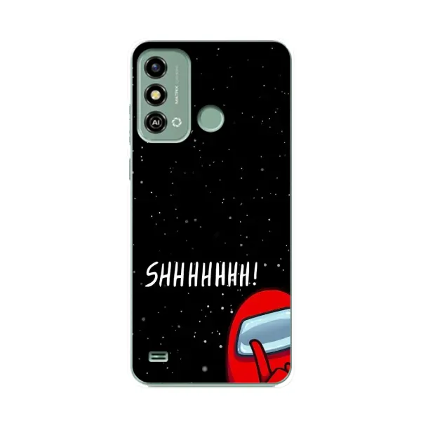 Чехол с рисунком «SHHHHH» для ZTE Blade A53 Чехол с рисунком «SHHHHH» для ZTE Blade A53