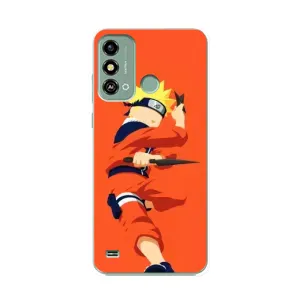 Чохли з принтом НАРУТО на ZTE Blade A53 (Силует Наруто)