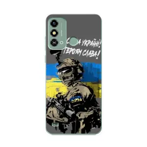 Патриотический Чехол для ZTE Blade A53 (Слава Украине)