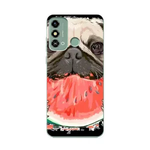 Чохол (ТПУ) Милі песики для ZTE Blade A53 (Смішний Мопс)