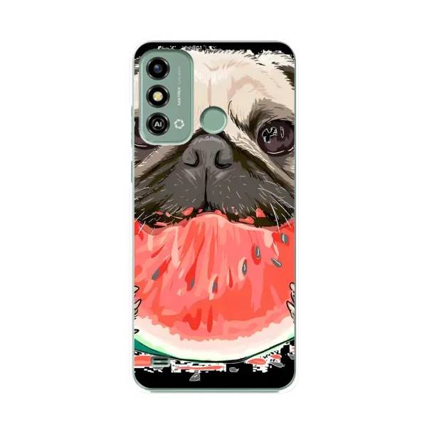 Чехол с рисунком «Смешной Мопс» для ZTE Blade A53 Чехол с рисунком «Смешной Мопс» для ZTE Blade A53