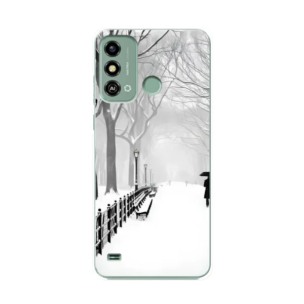 Чехол с рисунком «Снегом замело» для ZTE Blade A53 Чехол с рисунком «Снегом замело» для ZTE Blade A53