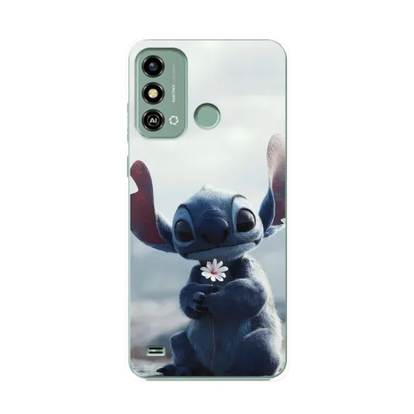 Чехол с рисунком «Стич с цветочком» для ZTE Blade A53 Чехол с рисунком «Стич с цветочком» для ZTE Blade A53