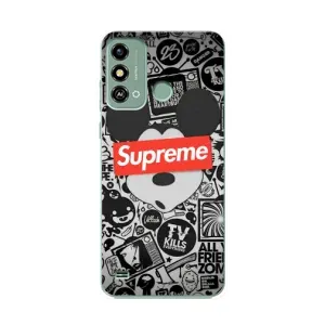 Чехол с Брендами одежды на ЗТЕ Блейд А53 (Supreme Маус)