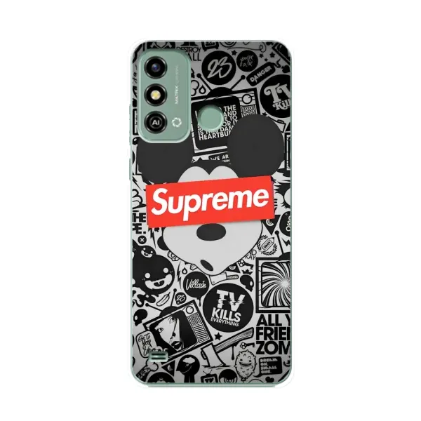 Чехол с рисунком «Supreme Маус» для ZTE Blade A53 Чехол с рисунком «Supreme Маус» для ZTE Blade A53