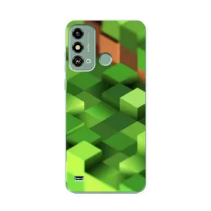 Чохли для ZTE Blade A53 (Персонажі МайнКрафт) (Текстура)