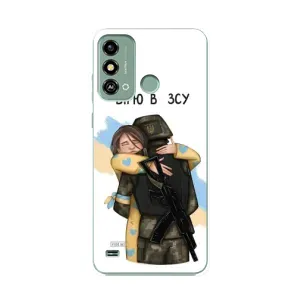 Патриотический Чехол для ZTE Blade A53 (Верим в ЗСУ)