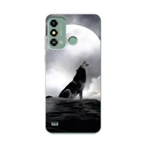 Чохол з Вовком на ZTE Blade A53 (Вовк і місяць)