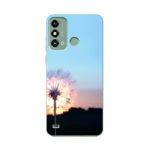 Силіконовий Чохол з кульбабками на ZTE Blade A53 (Захід з кульбабкою)