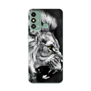Чохол з картинкою на ZTE Blade A53 (Злий Лев)